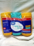 Qty. 3 Great Value Disinfecting Wipes 75 Wipes Per Container