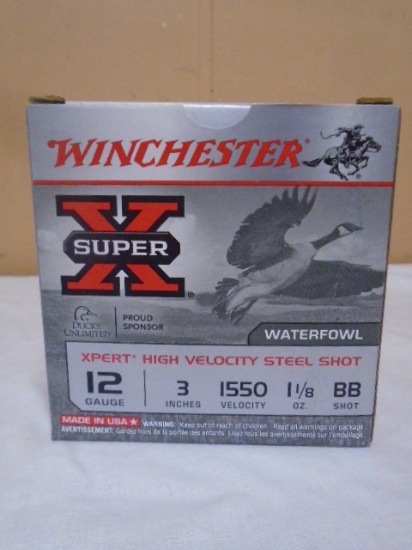 25 Round Box of Winchester Super X 12 Ga. Shotgun Shells