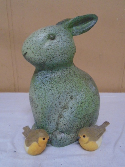 Rabbit & Bird "Hide-A-Key" Garden Décor