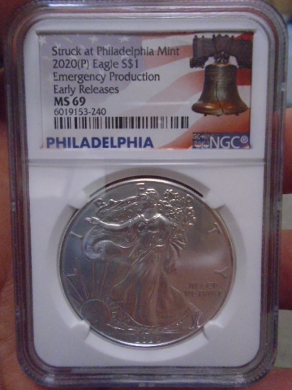 2020 P-Mint Silver Eagle