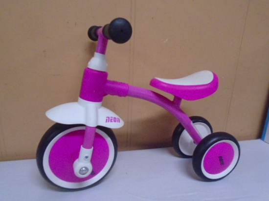 Girl's Neon Tricycle