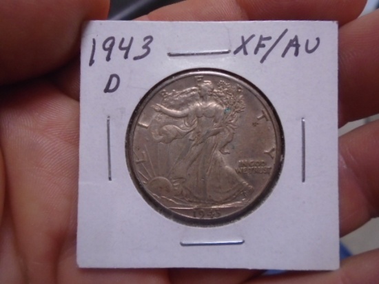 1943 D Mint Walking Liberty Half Dollar
