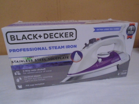 Black & Decker Professional Steam Iron
