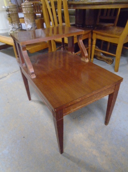 Vintage Mersman Wooden Step End Table
