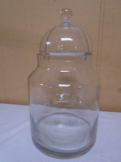 Large Glass Jar w/ Lid
