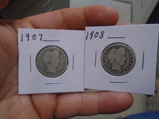 1907 & 1908 Barber Quarters
