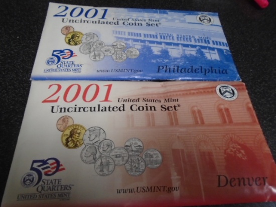 2001 United States Uncirculated Coin Set