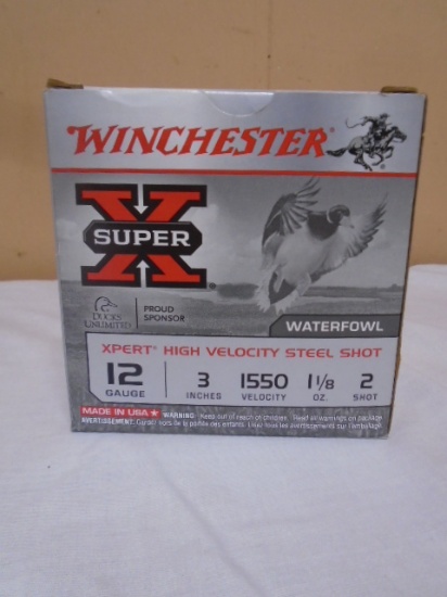 25 Round Box of Winchester Super X 12 Ga. Shotgun Shells