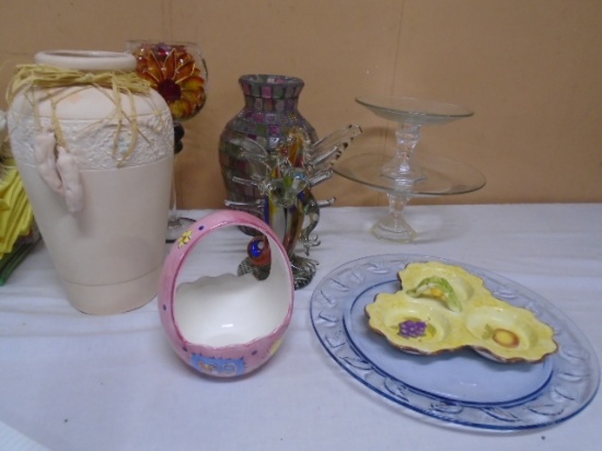 Large Group of Glassware & Décor Items