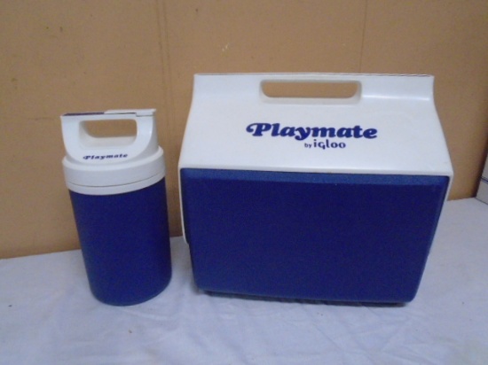 Igloo Playmate Cooler and Matching Drink Cooler