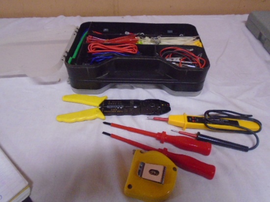 Wire Stripper/ Volt Meter Kit w/ Accessories