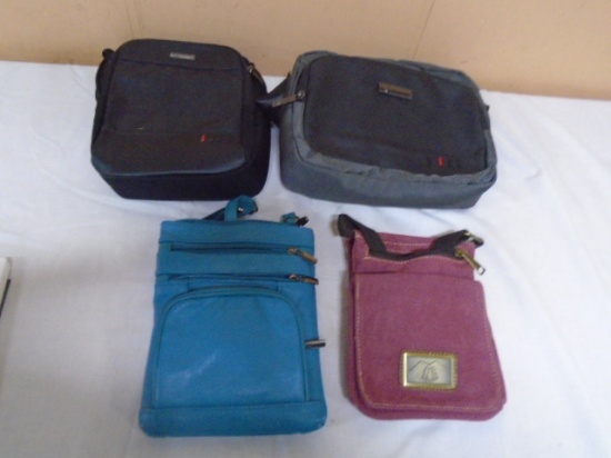 (2) Ladies Cross Body Purses and (2) Tablet Cases