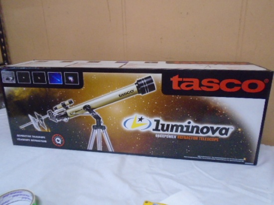 Tasco Luminosa 660X Power Refractor Telescope