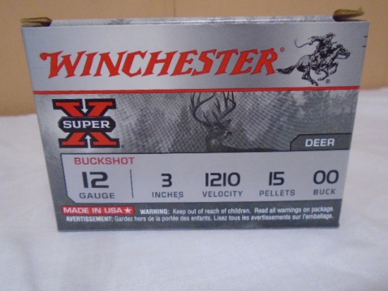 5 Round Box of Winchester Super  12 Ga Shotgun Shells