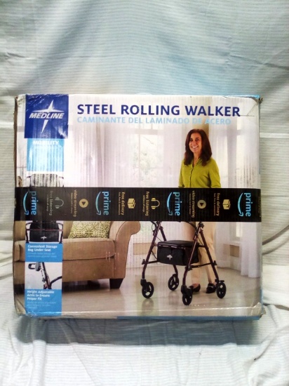 Medline Steel Rolling Walker