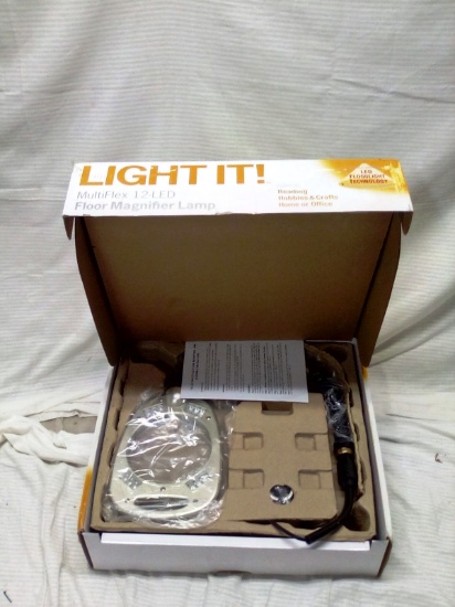 Multi-Flex 12 LED Floor Magnifier Lamp