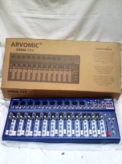 Arvomic ARMX-777 10-Channel Console Controller Mixer