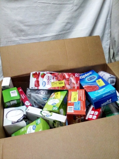 Big Box full of Over 20+ Kitchen And Household Items