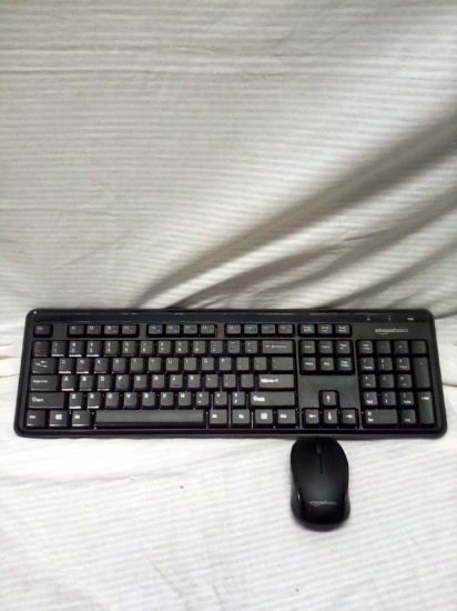 Amazon Basics Wireless Keyboard and Mouse