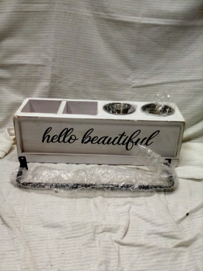 Hello Wall Hanging Home Décor Piece 16"x5"x5"