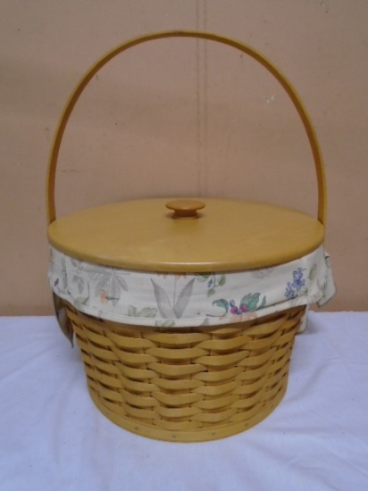 1999 Longaberger Hostess Sewing Basket