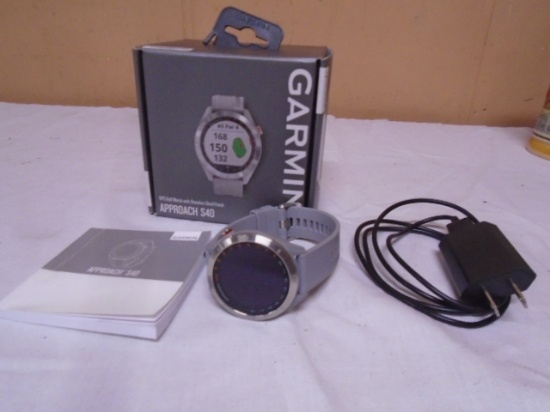 Garmin Approach S40, GPS Golf Smartwatch w/ Touch Screen Display