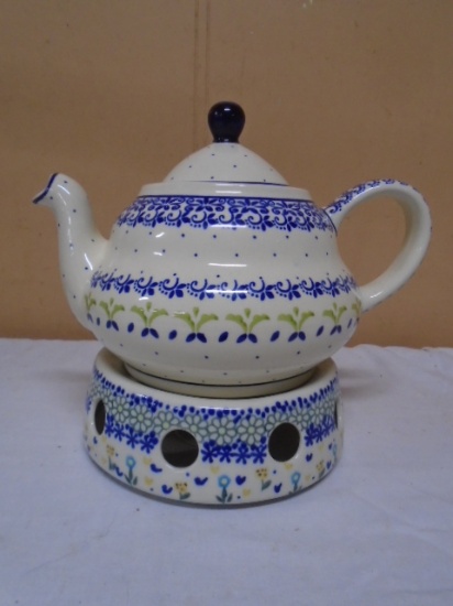 2pc Boleslaw IEC Handmade Tea Pot Set