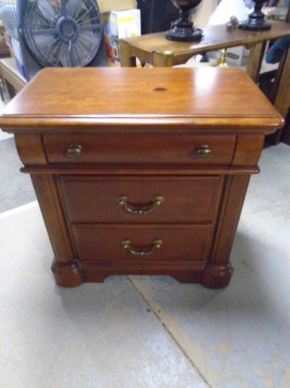 Orvis Solid Wood 3 Drawer Night Stand