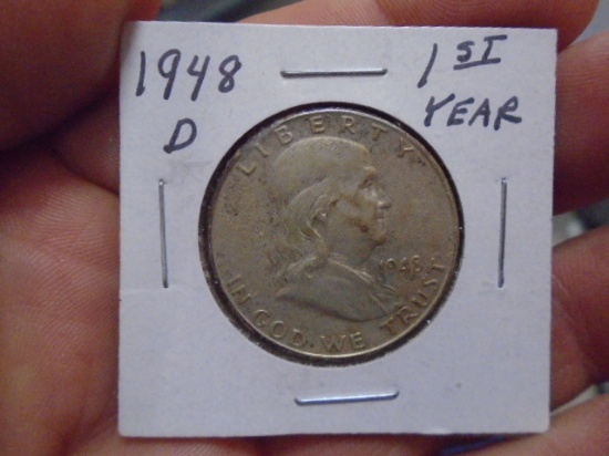 1948 D-Mint Franklin Half Dollar