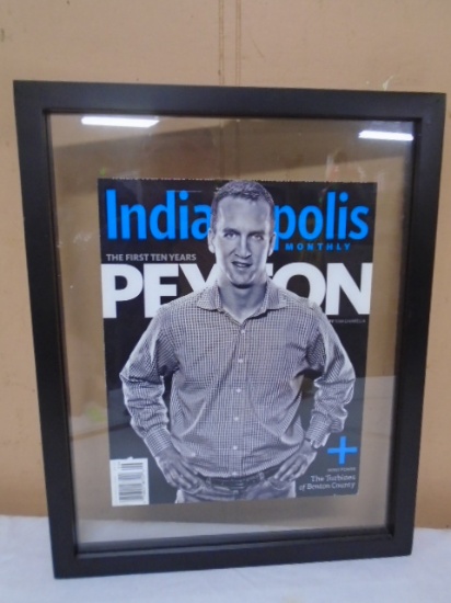 Framed Peyton Manning Piece