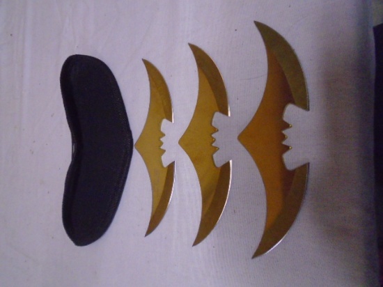 3pc Tiger USA Throwing Knives w/ Sheave