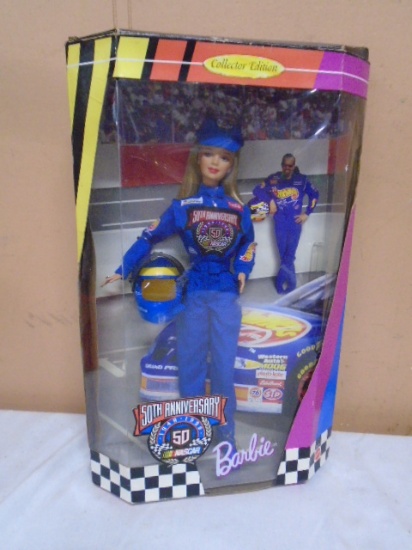 Collector's Edition Nascar 50th Anniversary Barbie Doll