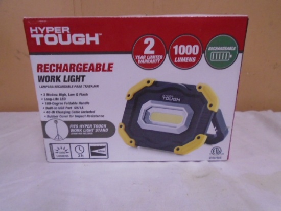 Hyper Tough 1000 Lumen LED Rechargable Work Light