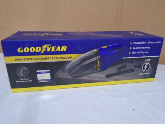 Goodyear High Powered 12 Volt Car Vacuum