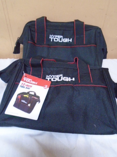 (2) Hyper Tough 12 Inch Tool Bags