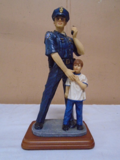 Vanmark Blue Hats of Bravery "Hero" Policeman Figurine