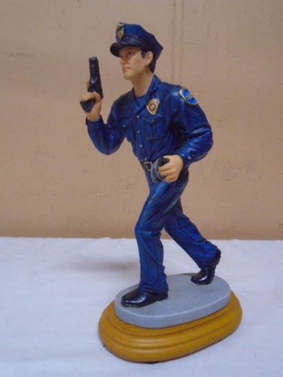 Vanmark Blue Hats of Bravery "Cuffed" Policeman Figurine