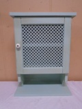 Small Wooden Painted Wall Cabinet