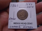 1861 Copper Nickel Indian Head Cent