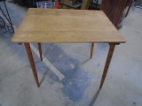 Antique Wooden Folding Sewing Table