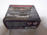 20 Round Box of Winchester Defender 9mm Luger