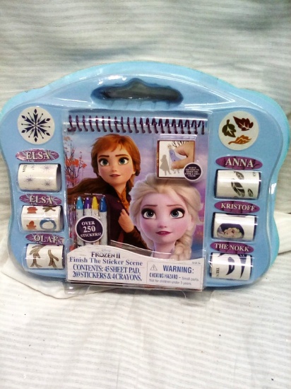 Disney Frozen II Finish the Scene Sticker and Sticker Pad