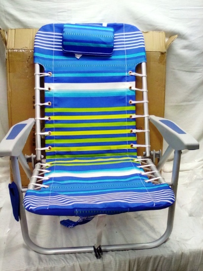 Amazon Basics 4 Position Aluinum Frame Beach Chair