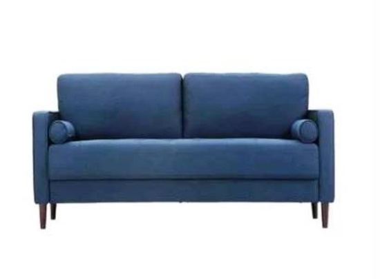 Lifestyle Solutions Navy Blue Upholstered Sofa New In The Box(Pic is just Rep.)
