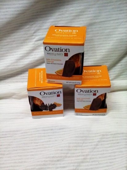 Ovation Break A Part Swiss Milk Chocolate Orange Candies
