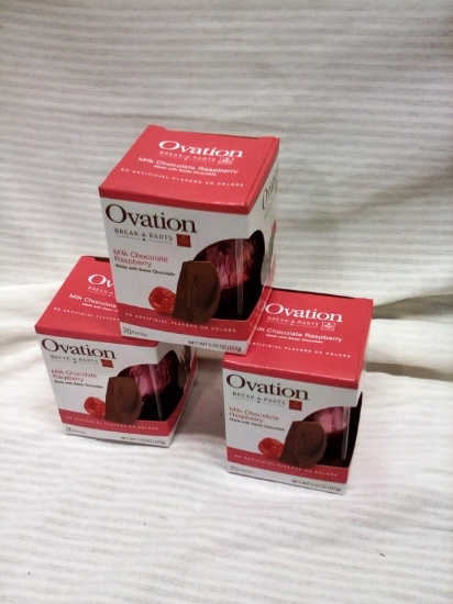 Ovation Break A Part Swiss Milk Chocolate Raspberry Candies