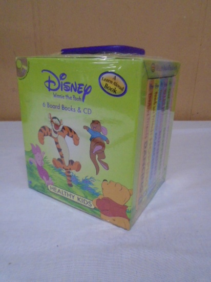Disney Winnie the Pooh "Exercise" 6 Book and CD Set