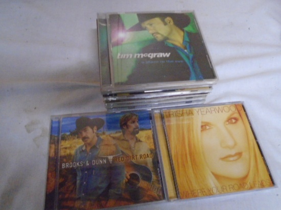 Group of 10 Country Music CDs