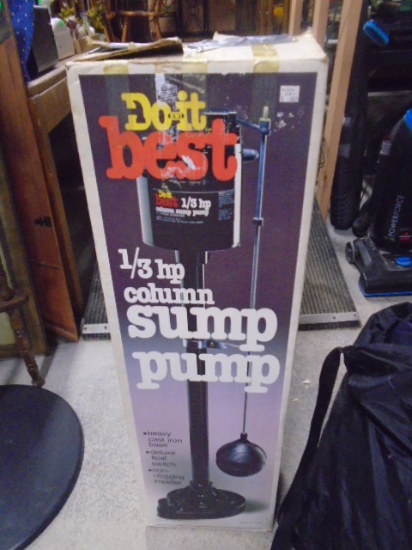 Do It Best 1/3HP Pedistal Sump Pump w/ Flex Discharge Hose
