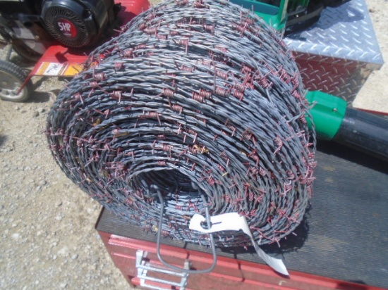 Large Roll of Red Brand 4 Point 5" Spacing Barb Wire